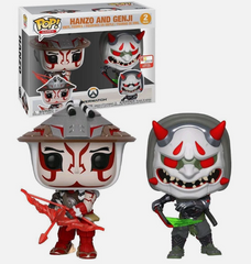 Funko POP Games Figure : Overwatch 2 Pack Hanzo And Genji