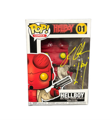 Funko Pop! Hellboy (Signed by Ron Perlman - NO COA) #01