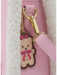 Her Universe Hello Kitty & Mimmy Cozy Bear Crossbody Bag