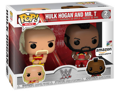 Funko Pop! WWE - Hulk Hogan & Mr. T, Hulkamania 2 Pack, Amazon Exclusive