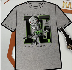 Funko Mandalorian IG-11 with Child, Large Size T-Shirt