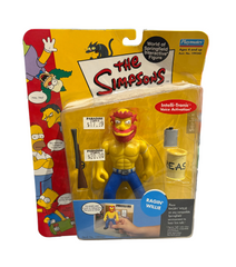 Playmates: The Simpsons - World of Springfield Interactive Figure Ragin' Willie (minor box damage)