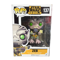 Funko Pop! Star Wars Rebels: Zeb #137 (minor shelf wear)
