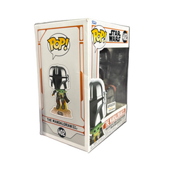 Funko Pop! Star Wars: The Mandalorian with Grogu (Amazon Exclusive) #402 (some box damage)