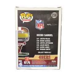 Funko Pop! San Francisco 49ers: Deebo Samuel #238 (crease on back)