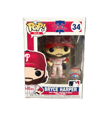 Funko Pop! MLB Philadelphia Phillies: Bryce Harper #34 (minor box damage)