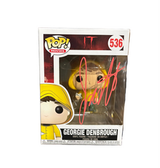 Funko Pop! IT: Georgie Denbrough (signed by Jackson Robert Scott- COA) #536