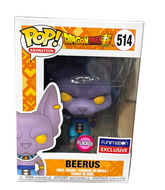 Funko Pop Animation Dragon Ball Z - Flocked Beerus #514 (Funimation Exclusive)