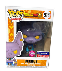 Funko Pop Animation Dragon Ball Z - Flocked Beerus #514 (Funimation Exclusive)