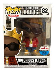 Funko Pop! The Notorious B.I.G.: The Notorious B.I.G. With Crown (Toy Tokyo NYC 2018 Limited Edition) #82
