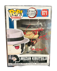 Funko Pop! Muzan Kibutsuji (Signed by Greg Chun - COA) #871