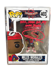 Funko Pop! Miles Morales (Signed by Shameik Moore - NO COA) #403