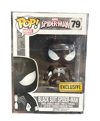 Funko Pop! Black Suit Spider-Man (Exclusive) #79