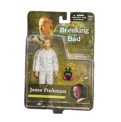 Mezco Toyz Breaking Bad: Jesse Pinkman White Hazmat 6" Action Figure (shelf wear)
