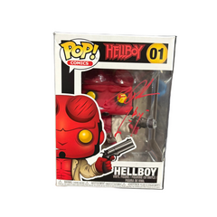 Funko Pop! Hellboy (Signed by Ron Perlman - COA) #01