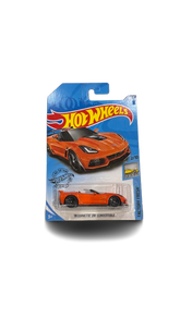Hot Wheels Orange '19 Corvette ZR1 Convertible Kids Diecast Toy Cars GHB34 1:64