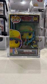 Gaten Matarazzo signed Dustin #828. Stranger Things Funko Pop