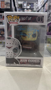 Funko Pop Friday The 13th Jason Voorhees Figure #01 Signed By Tom Morga