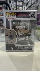 Funko Pop! 8-Bit #23 Friday the 13th Jason Ari Lehman Signed With Quote !