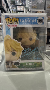 Funko Pop! Genshin Impact Aether #160 Signed by Zach Aguilar