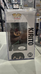 Funko Pop Kirito Sword Art Online Figure 82 signed By Bryce Papenbrook