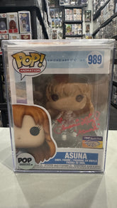 FUNKO POP Cherami Leigh SWORD ART ONLINE ASUNA #989 SIGNED