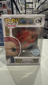 Brandon Potter signed Shanks Funko Pop! One Piece #939 Special Edition