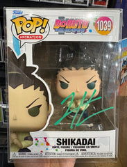 Funko Pop! Shikadai (Signed by Todd Haberkorn - COA) #1039