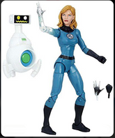 Marvel Legends 6-Inch Fantastic Four Invisible Woman Sue Storm Action Figure with HERBIE