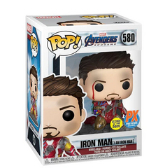 Avengers Endgame I Am Iron Man Funko Pop #580 Marvel PX Previews Exclusive GITD