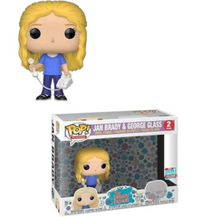 Funko Pop! New York Comic Con Exclusive The Brady Bunch Vinyl - Jan & George Glass