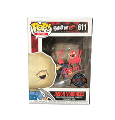 Funko Pop! Friday the 13th: Jason Voorhees (Signed by Kane Hodder - COA) #611