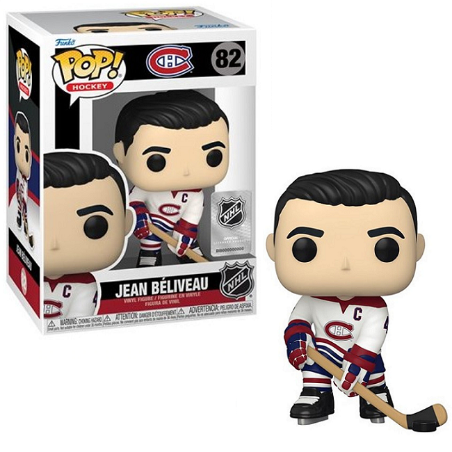 Funko Pop! NHL Montreal Canadiens: Jean Béliveau #82 in retail box