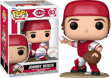 Funko Pop Johnny Bench Great American Ball Park Exclusive number 83 boxed figure