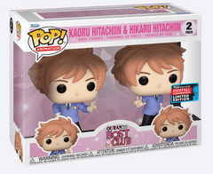 Funko Pop ! Animation Ouran Host Club Kaoru Hitachiin & Hikaru Hitachiin 2 Pack 2022 Fall Con, Lim Ed