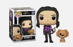 FUNKO Pop Marvel Hawkeye 1212 Kate Bishop W / Lucky The Pizza dog