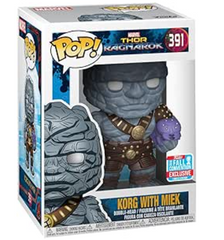 Pop Marvel 3.75 Inch Action Figure Thor Ragnarok - Korg with Miek Exclusive #391