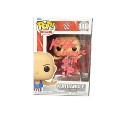 Funko Pop! WWE: Kurt Angle (Signed by Kurt Angle - NO COA) #146