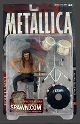 McFarlane Toys Metallica Harvesters of Sorrow Lars Ulrich Action Figure 2001 NIB
