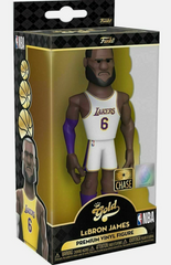 FUNKO GOLD NBA LEBRON JAMES CHASE PREMIUM VINYL FIGURE 5" LAKERS #6