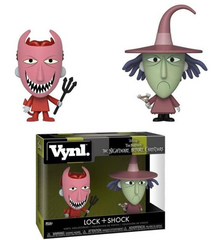 Funko Vynl: Nightmare Before Christmas-Lock & Shock Collectible Figure, Multicolor