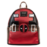 Loungefly Marvel Metallic Deadpool Cosplay Mini Backpack