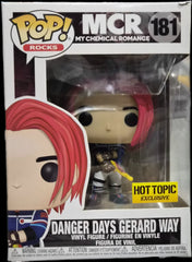 Funko Pop! My Chemical Romance: Danger Days Gerard Way (Hot Topic Exclusive) #181 (Small Rip On Top Corner)