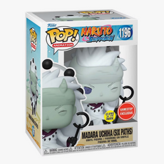 Funko POP Animation: Naruto Shippuden Madara Uchiha (Six Paths) Glow-In-The-Dark Vinyl Figure GameStop Exclusive
