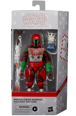 Star Wars Hasbro Black Series Action Figure Mandalorian Warrior (Holiday Edition) 15 cm