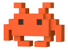 Funko Pop! Space Invaders – Medium Invader #33 Orange Eb games exc