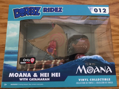 Funko Disney Dorbz Ridez Moana & Heihei with Catamaran *GameStop* Exclusive Vinyl Collectible #012