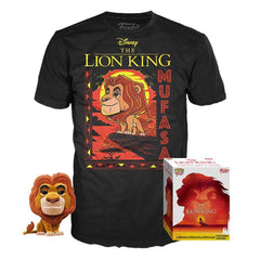 Funko Tees Size S - The Lion King: Mufasa Flocked #495 (sealed)