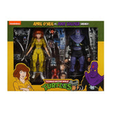 NECA: Teenage Mutant Ninja Turtles: April O'neil vs Foot Soldier (Bashed) 6-inch Action Figure