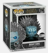 Funko Pop Game of Thrones #74 - Night King on Throne (Metallic HBO)